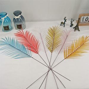 X-3078 ريال اللمس المعادن الألوان الاستوائية 90 سنتيمتر الاصطناعي أوراق شجرة النخيل - Product Image 2