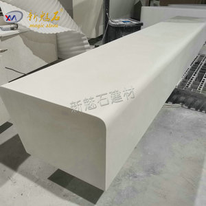 Nuevo Banco de Hormigón de Aspecto Natural Magic Stone, Tamaño Personalizado, Estructura Hueca, Uso en Interiores y Exteriores - Product Image 3