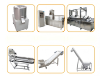 Ligne de production de machine extrudeuse automatique multifonctionnelle pour aliments en conserve à base de farine de blé
