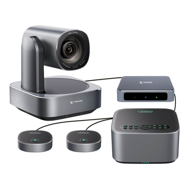 TONGVEO VA612 GROUP 4K Camera 12X PTZ Camera M6B Speakerphone Video Conference System Live Streaming Camera Conference Group