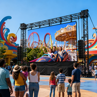 Pantalla LED P2.976 para Exteriores con Frecuencia de Actualización de 7680Hz y Operación sin Herramientas para Parques Temáticos y Entretenimiento al Aire Libre