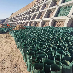 Geotessuto Non Tessuto di Alta Qualità, Sacchi Geotessili Verdi e Neri per Controllo dell'Erosione e Rinforzo di Argini - Product Image 6