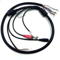 Cable DE SEGURIDAD personalizado para cámara domo IP CCTV de 960mm, conector RJ45 resistente al agua con arnés de cableado de aislamiento de cobre estañado y PVC