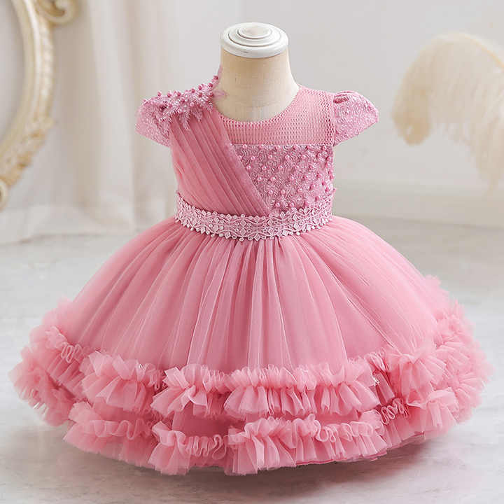 Baby Fancy Lace Dresses Girl Birthday Dress Fancy Frocks For Year