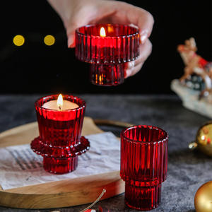 Bán Buôn Pha Lê Nến Container Nhiều Màu Sắc 2 in1 Kính Nến Taper Người Giữ Ngọn Nến Cho Đám Cưới Nhà Trang Trí - Product Image 1