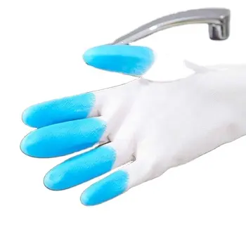 Independently Packaged Household Gloves All-Season Universal Dazzling Finger Style Cleaning Dishes Kitchen Hygiene Gloves