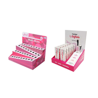 Présentoir en carton personnalisé pour produits de beauté, brosse à cils, cosmétique, présentoir en carton pour maquillage