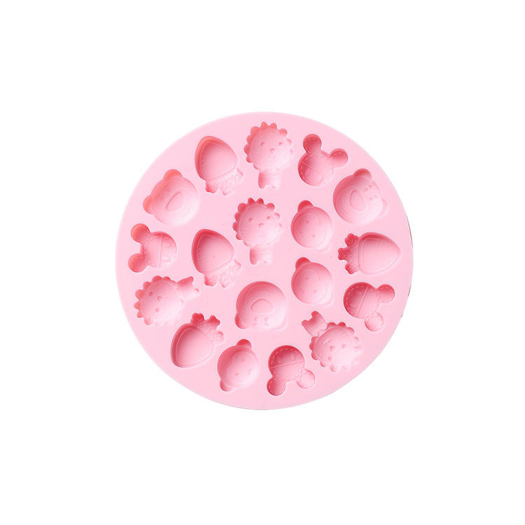 รอบสิงโตแครอท [สีชมพู]