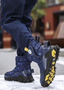 Bottes de neige pour garçons bottes d'hiver épaissies pour enfants hauts en <span class=keywords><strong>cuir</strong></span> chaussures d'hiver russes chaudes pour garçons bottes de neige chaudes pour filles - Product Image 6