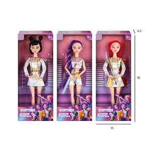 Muñeca de Juguete con Luces, Música, Canción Temática, <span class=keywords><strong>11</strong></span> Articulaciones, <span class=keywords><strong>11</strong></span>.5 Pulgadas, Realista, K-POP, Cazadora de Brujas, Accesorio para Grupo Femenino - Product Image 6