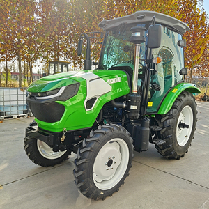Mini Tractores con Cabina, Tractor de Ruedas de 80HP 100HP, Máquina Compacta 4x4 para Agricultura, Granja, Huerto y Jardín - Product Image 5