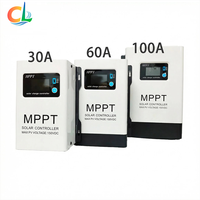Controlador de Carga Solar MPPT de 100 Amperios, Precio de Fábrica, 100A Ajustable, 12V/24V/48V, Pantalla LCD para Sistemas Solares