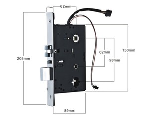 Chất lượng hàng đầu Euro khách sạn phổ biến thẻ chìa khóa cửa khóa truy cập không dây hệ thống kiểm soát cho phòng khách sạn cửa - Product Image 6