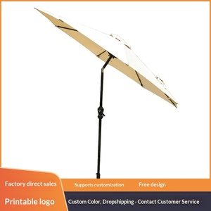 Parasol de plage réglable en hauteur, résistant <span class=keywords><strong>au</strong></span> vent et aux UV, pour pique-niques, piscines, jardins et utilisation sur la plage - Product Image 4