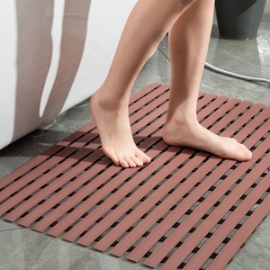 Chống trượt PVC Dải Thảm spa tắm Mat hiện đại kỵ nước không thấm nước thoát nước Mat Hollow ra lưới Thảm Bathmat cho phòng tắm - Product Image 2