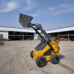 รถตักล้อยางขนาดเล็ก รุ่นขายดี 380 มินิสกิดสเตียร์ 25 แรงม้า เครื่องยนต์ดีเซลคูโบต้า - ระบบไฮดรอลิกแรงสูง รถตักตีนตะขาบทรงพลัง - Product Image 1