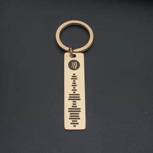 Llaveros de metal de alta calidad logotipo personalizado clave <span class=keywords><strong>al</strong></span> por mayor música potify código de canción llavero de acero inoxidable CÓDIGO DE <span class=keywords><strong>Spotify</strong></span> llaveros - Product Image 6