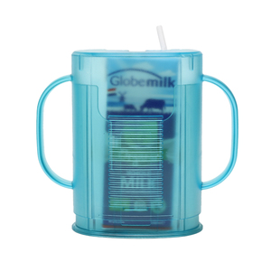 Supports de boîte à jus en plastique Cartoon Baby Pouch Container Tranche d'âge 0-12 mois No Squeeze Food Pouches Éviter les dégâts - Product Image 1