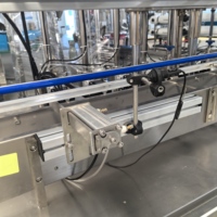 Machine automatique à pompe magnétique à 2, 6, 8, 10 ou 12 têtes pour liquides visqueux (miel, huile, jus, parfum) en fûts, pour petites entreprises