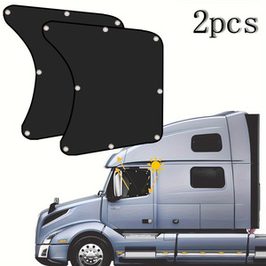 Xinjun Truck Curtains Side <b>Window</b> <b>Shades</b> Black Polyester Sucker Installation For Car Sun Protection Heat Insulation - Product Image 2