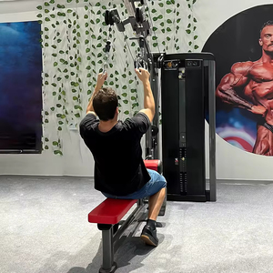Offre Spéciale : Appareil de Musculation Multifonctionnel à Poids Sélectables pour Lat Pulldown/Mid Row – Équipement de <span class=keywords><strong>Fitness</strong></span> pour Exercices des Épaules – Direct Usine - Product Image 4