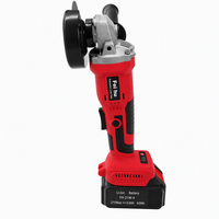 Meuleuse d'angle sans balais de 5 pouces, 20V, 1400W, 0-10000 tr/min, outil à batterie rechargeable pour la découpe, le meulage et le polissage