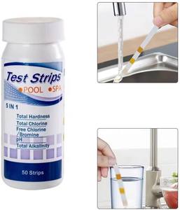 W-5 הדאו 50 יח 'רב תכליתי 5 1/6 1 כלורין ph הכולל קשיות קשיות גילוי רצועות - Product Image 1