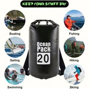 Mochila Impermeable Ligera para Deportes Acuáticos, Camping y Navegación, con Logotipo Personalizado, Bajo MOQ, Venta al Por Mayor - Product Image 5