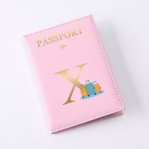 Pochette créative multifonctionnelle pour cartes d'identité avec fermeture à bouton, nouveau design, étui de passeport en PU, clip universel pour billets de voyage, format lettre - Product Image 2