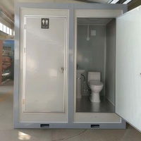 Remorque Sanitaire Portable Préfabriquée Durable et Écologique pour Hôpitaux et Appartements – Salle de Bain Publique Mobile Extérieure avec Douche et WC