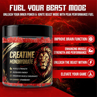 Gummies de créatine OEM pour la croissance musculaire, poudre de créatine monohydrate, gummies de créatine pré-entraînement, nutrition sportive, pilules pour la croissance musculaire