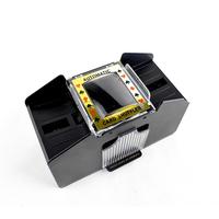 Mélangeur de cartes en plastique YH 4 en 1 pour table de Texas Hold'em, machine à mélanger les cartes de poker pour 4 jeux