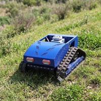Tondeuse à gazon de haute qualité homologuée CE, télécommandée, automotrice, sur chenilles