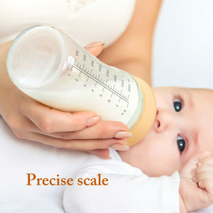 맞춤형 PP 아기 젖병 질식 방지 120ml/180ml/240ml 실리콘 젖꼭지 신생아 0-3개월용 아기 수유병 - Product Image 6