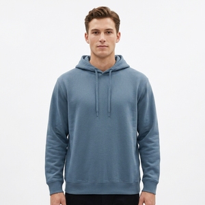Sudadera con Capucha de Punto Bordada Jack & <span class=keywords><strong>Jones</strong></span> Plus JJELOGO, Colección Primavera 24/25 Oceanview, Talla 3XL, 61% Poliéster, 39% Algodón, Corte Regular - Product Image 3