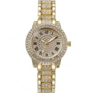 Y835 Diamant Montres De Luxe 5 pcs/set Boucles D'oreilles Bracelet Collier Montres Pour Femmes - Product Image 4