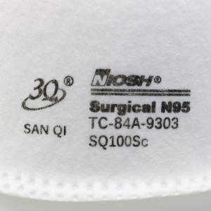 CDC NIOSH masker wajah tidak ditenun, produk sekali pakai 5 lapis mencegah infeksi debu KN95 <span class=keywords><strong>FFP2</strong></span> N95 - Product Image 2