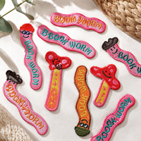 Patch brodé personnalisé, motif mignon de libraire, thermocollant ou à coudre, pour vêtements, chapeaux, sacs, accessoires DIY pour enfants, OEM ODM, vente en gros