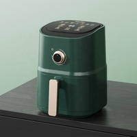 Friteuse à air pour petites familles, vente chaude, petite capacité de 3 l, friteuse à air pour la maison, façon saine de frire sans huile, facile à utiliser, mécanique