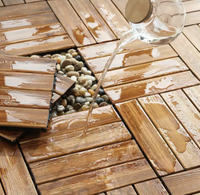 Césped Artificial Ecológico 3D Impermeable, Suelo de Césped Verde para Interiores, Balcón, Terraza, Baldosas de Piedra de Color Natural