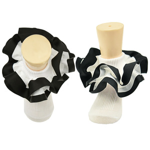 Calzini tubolari per bambini in cotone dal Design accattivante calzini in pizzo con volant per bambine - Product Image 6