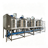 Système de brassage de bière Brewtech 2500L 4V, équipement complet de brasserie pour l'extension de la brasserie