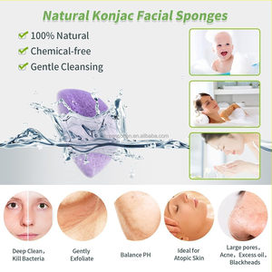 Éponge Konjac 100% Naturelle et Biologique avec Logo Personnalisé, Éponge de Nettoyage du Visage <span class=keywords><strong>Lavable</strong></span>, Éponge de Bain pour le Bain et les Soins de la Peau - Product Image 6