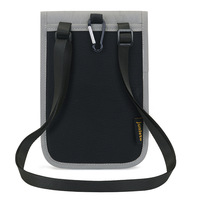 Sac à bandoulière multifonctionnel pour passeport, sac à bandoulière unique avec protection RFID, pochette pour billets et argent, porte-passeport, portefeuille