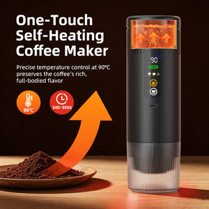 Nueva Cafetera Espresso Portátil con Pantalla LED, Autocalentamiento, Fácil de Transportar, Funciona con Batería, para Viajes en Auto, Camping, OEM - Product Image 3