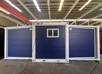 Maison conteneur modulaire préfabriquée pliable en X, extensible, respirante, de luxe industriel moderne, 20 pieds, marque mondiale Chine