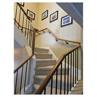 Escalier d'intérieur en colimaçon en bois de construction de grenier au design personnalisé avec garde-corps 304ss Deuxième étage Escalier en acier antidérapant