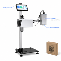 Máquina de Marcado por Inyección de Tinta UV Serie A700, Impresora Industrial en Línea de 360 DPI para Línea de Empaquetado Automático, Codificador de Formato Grande de 72 mm