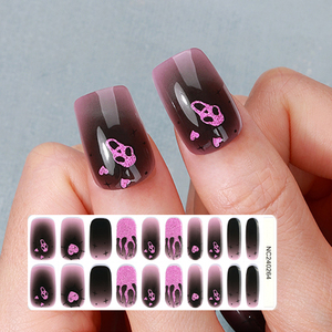 Envolturas semicuradas Pegatinas de uñas de gel de larga duración Diseño de uñas pastel 100% Pegatinas de uñas Pegatinas de esmalte de uñas de endurecimiento Uv - Product Image 6