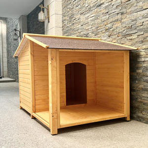 Casa de madera para mascotas al aire libre resistente a la intemperie de primera calidad refugio duradero para perros y gatos adecuado para Teddy Golden Retriever y perros grandes - Product Image 4